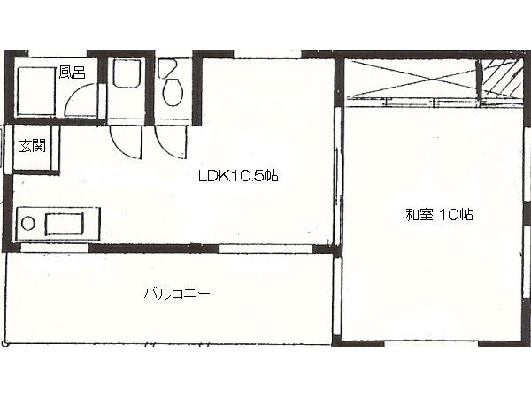 間取りは1DKですが別荘としては使い勝手のある広さです