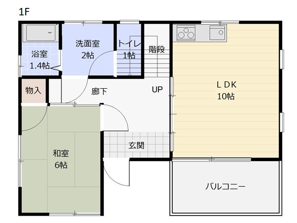 間取図1階